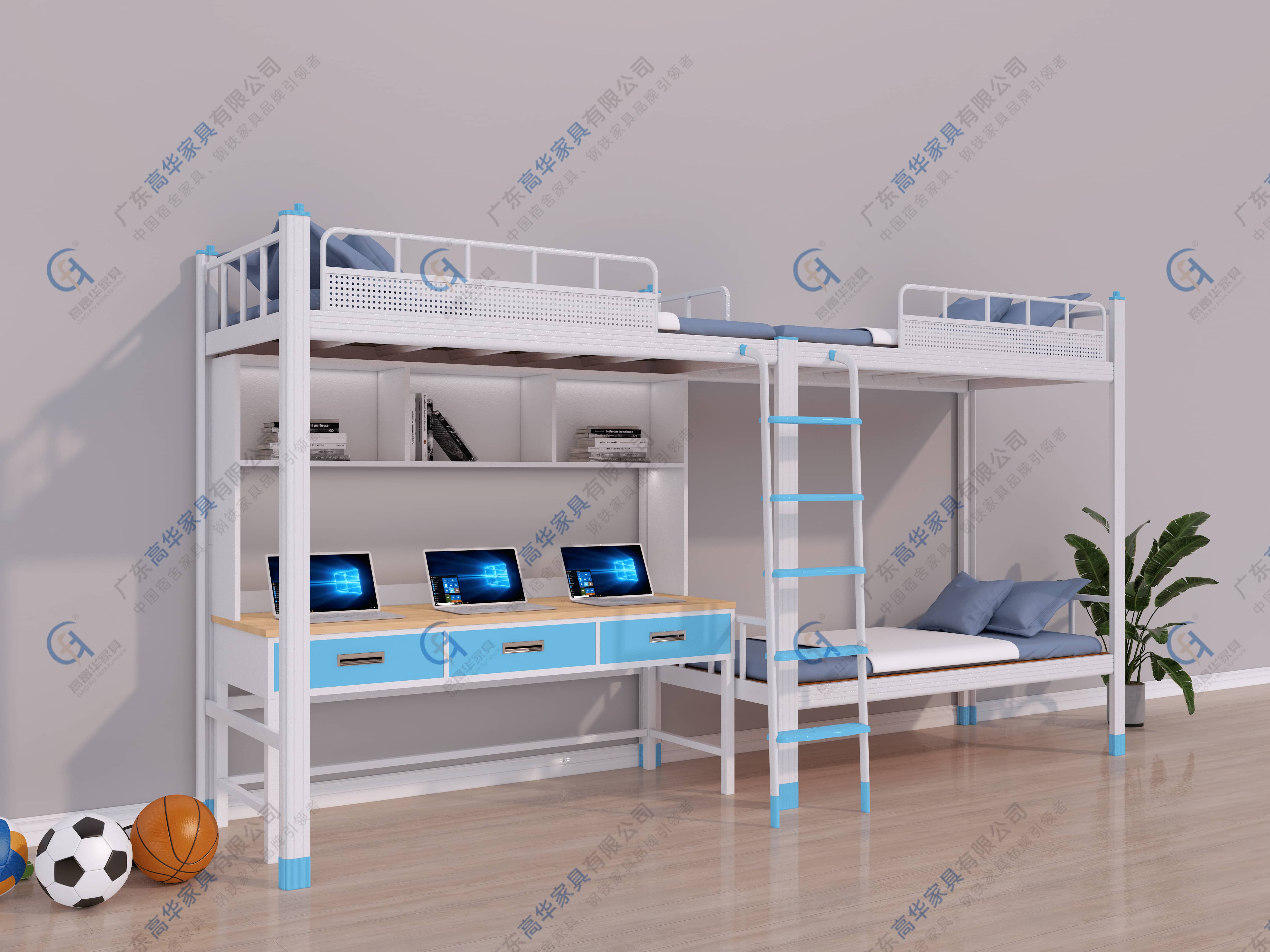 宿舍鐵床選擇連體公寓床的優(yōu)勢